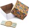 3-Pack Assorted Gift Boxes with Floral & Stripe Designs – Decorative Gift Boxes for Valentine’s Day, Birthdays, Bridal Showers & Mother’s Day (Blue, yellow)